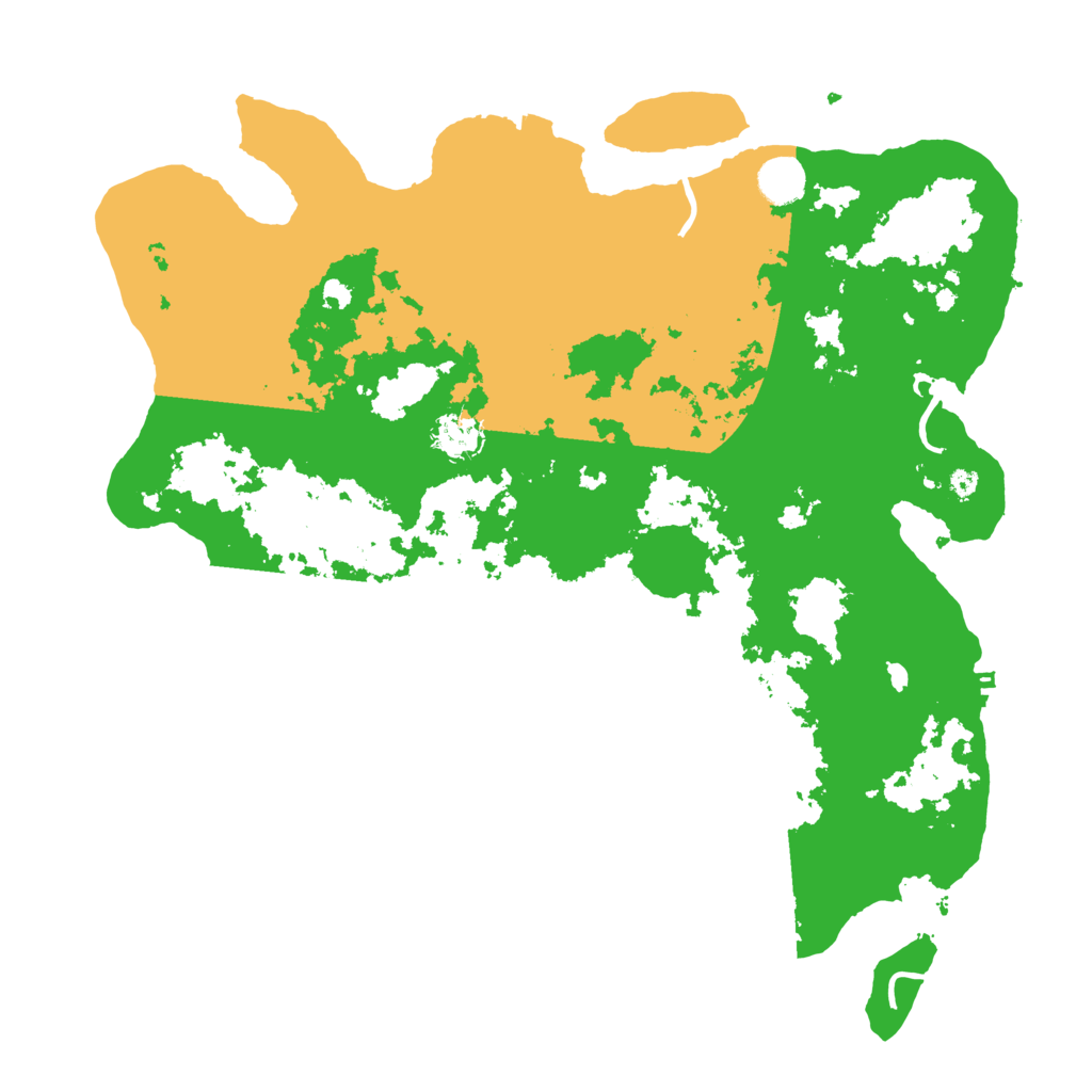 Biome Rust Map: Procedural Map, Size: 4100, Seed: 1995