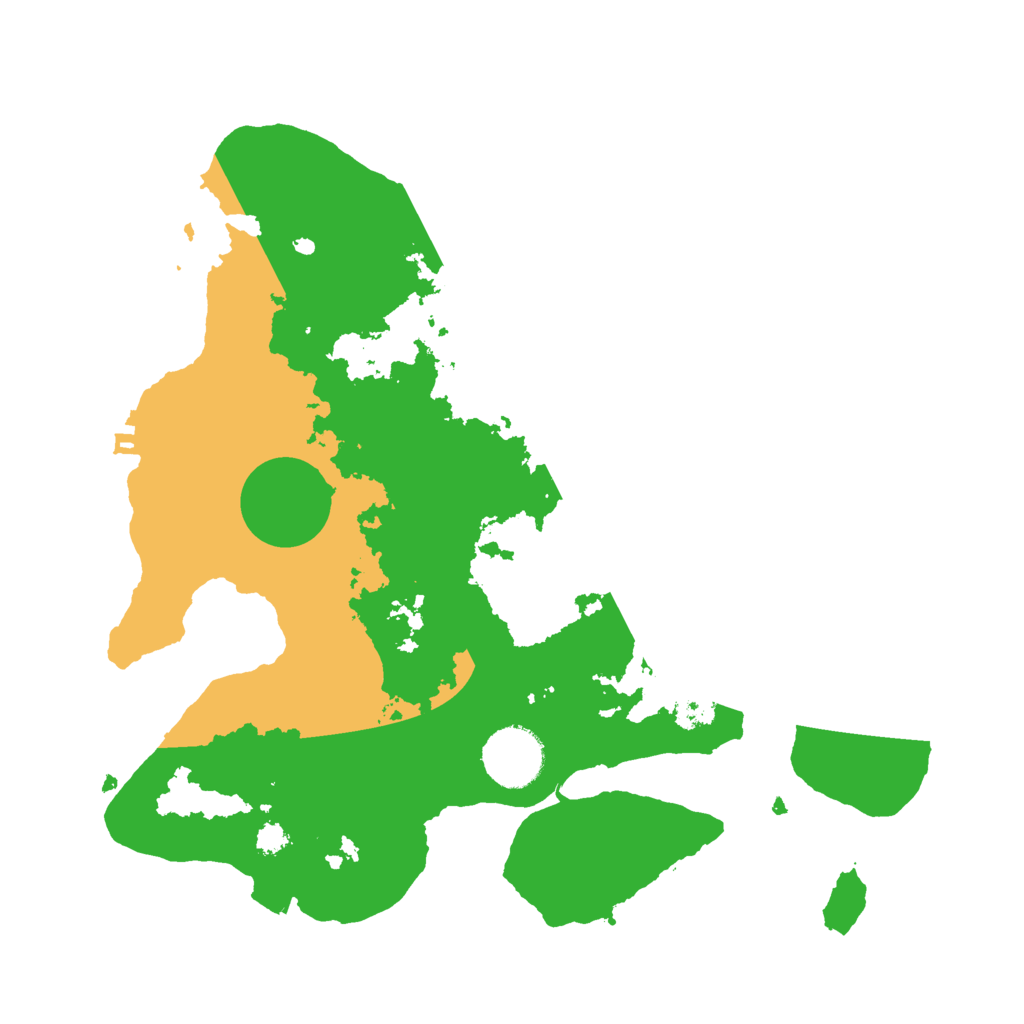 Biome Rust Map: Procedural Map, Size: 3000, Seed: 28605911