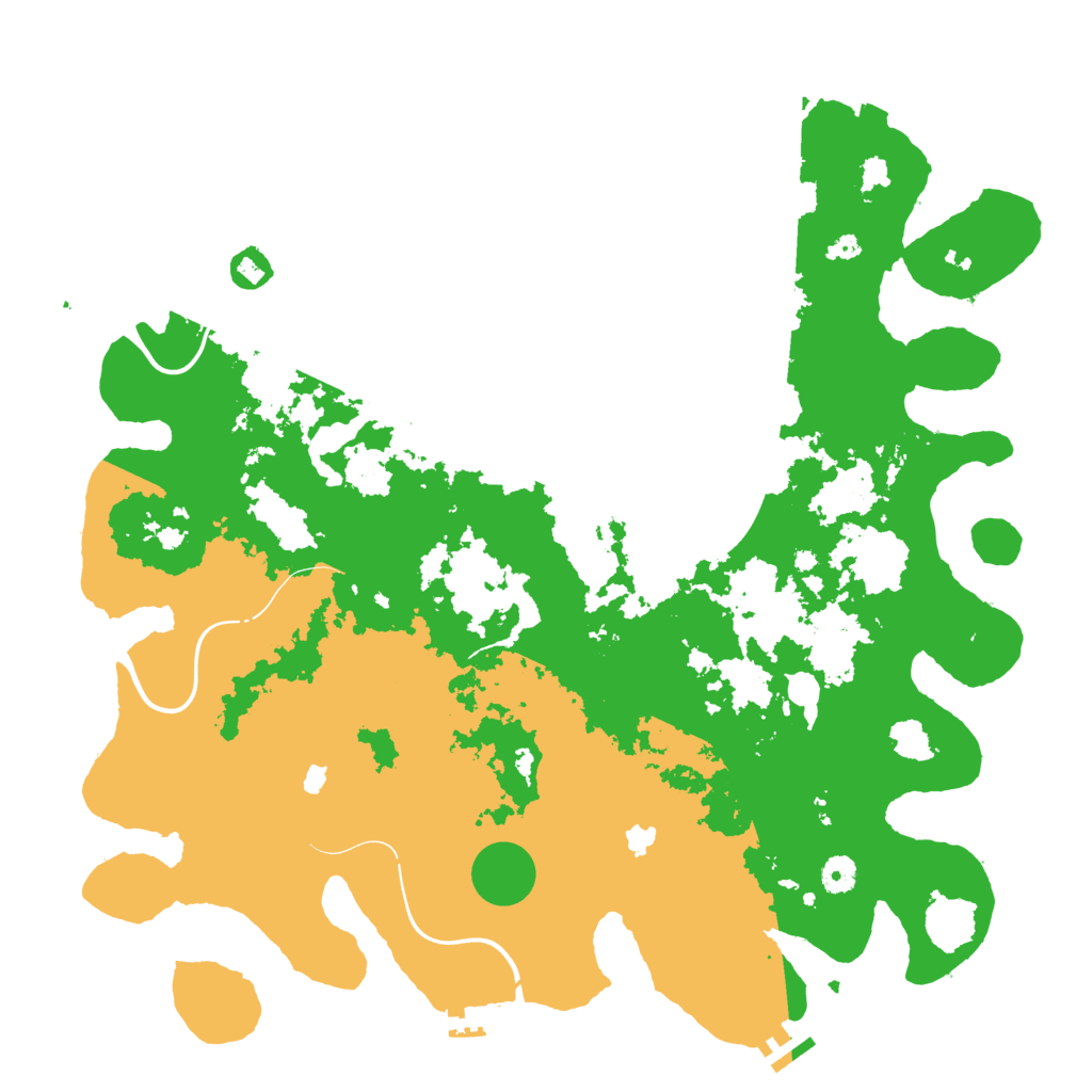 Biome Rust Map: Procedural Map, Size: 4500, Seed: 335669673