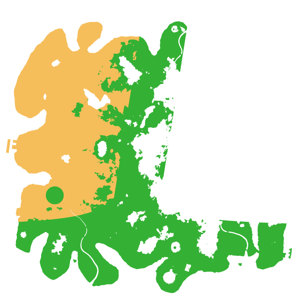 Biome Rust Map: Procedural Map, Size: 4500, Seed: 273095393