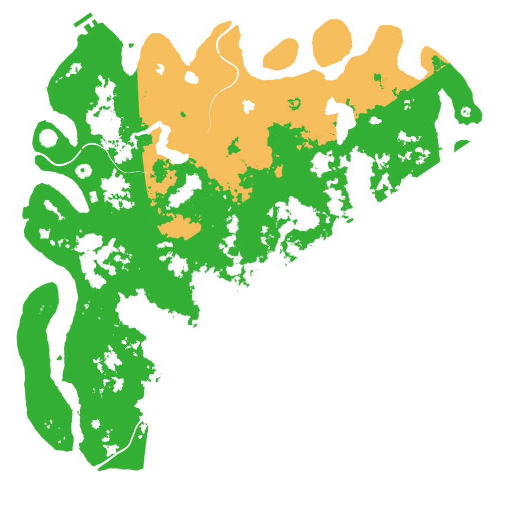 Biome Rust Map: Procedural Map, Size: 5000, Seed: 1976514318