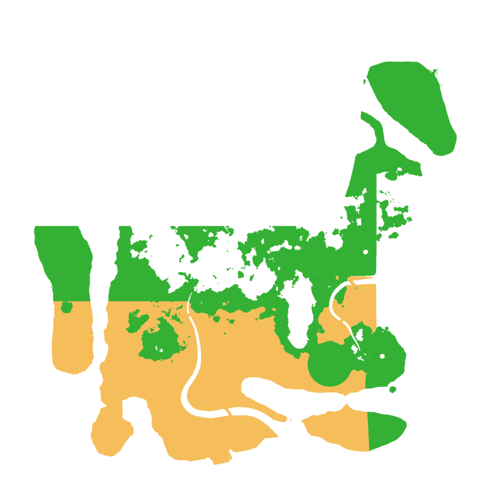 Biome Rust Map: Procedural Map, Size: 3000, Seed: 580143738