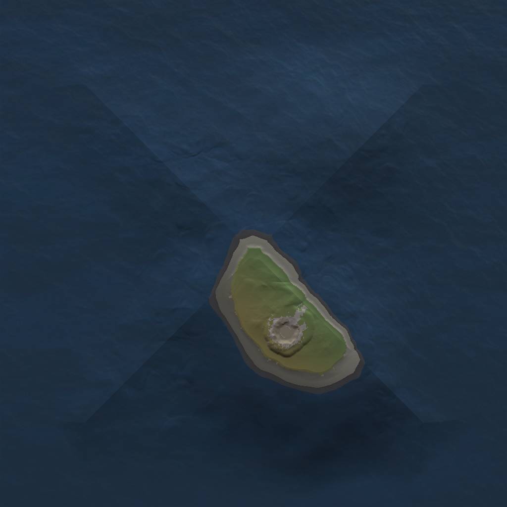 Rust Map: Barren, Size: 1000, Seed: 155408670, 2 Monuments