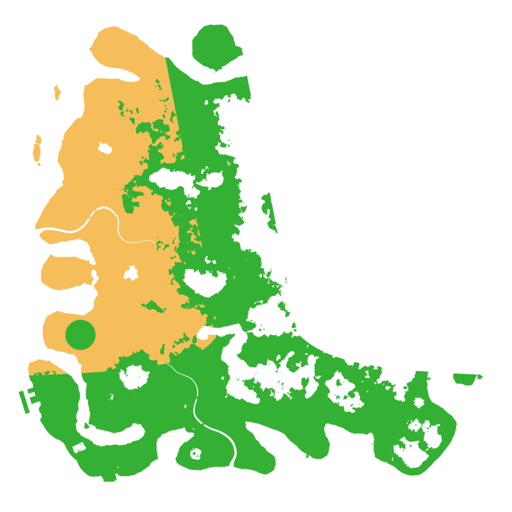 Biome Rust Map: Procedural Map, Size: 4500, Seed: 152321806