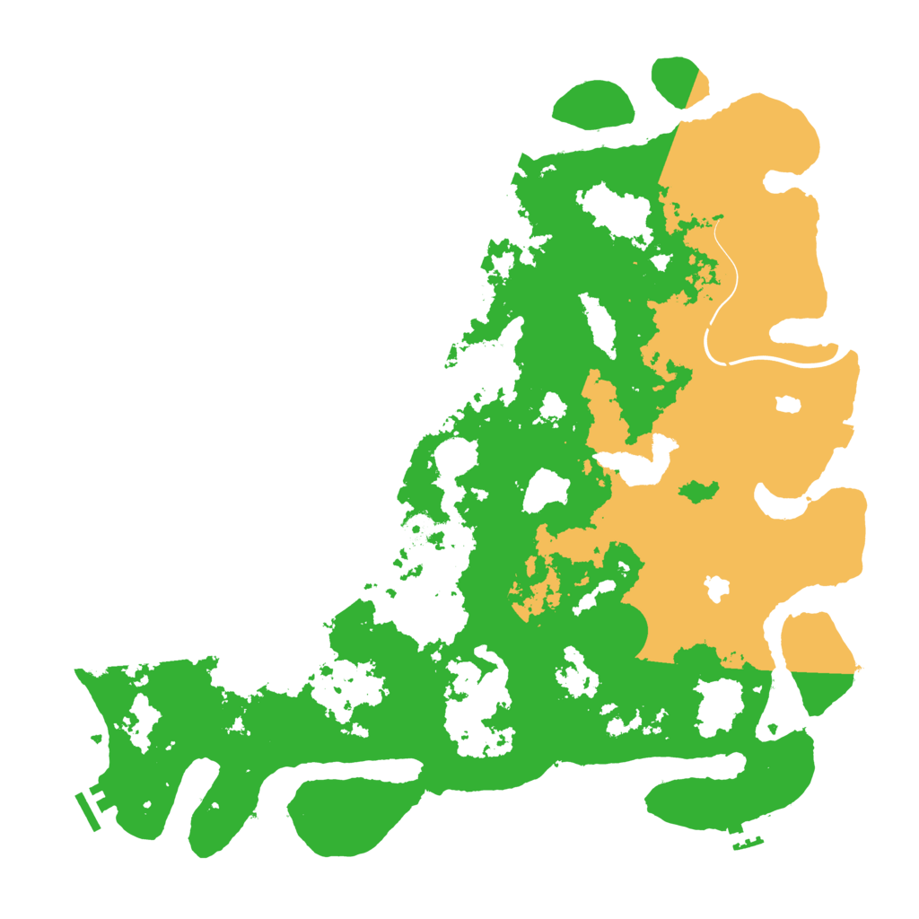 Biome Rust Map: Procedural Map, Size: 4500, Seed: 2049075770