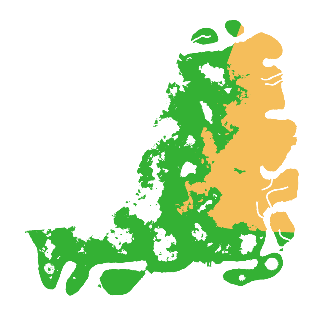 Biome Rust Map: Procedural Map, Size: 4500, Seed: 2049075770