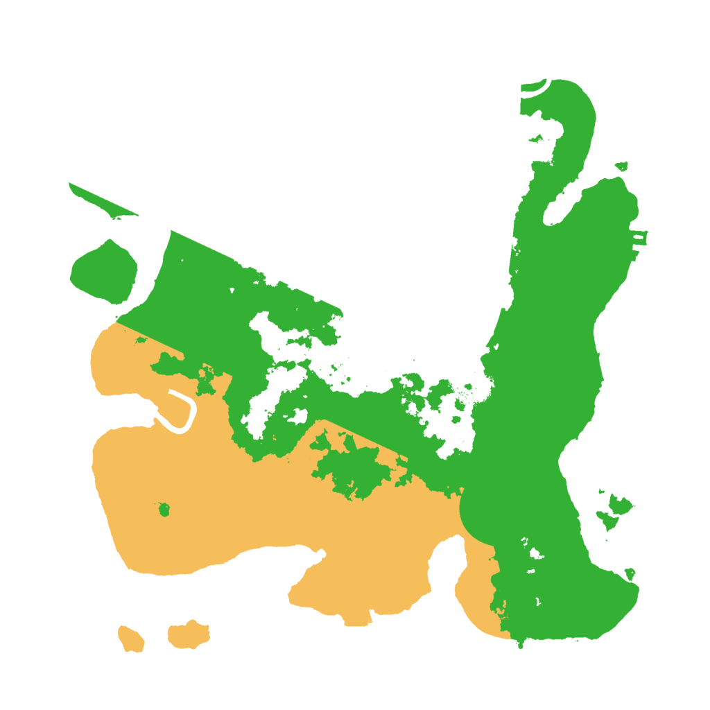 Biome Rust Map: Procedural Map, Size: 3000, Seed: 85958131