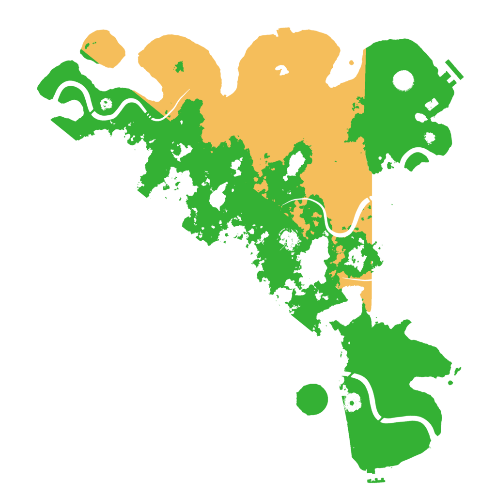 Biome Rust Map: Procedural Map, Size: 4250, Seed: 288410364