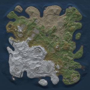 Thumbnail Rust Map: Procedural Map, Size: 4250, Seed: 288410364, 17 Monuments