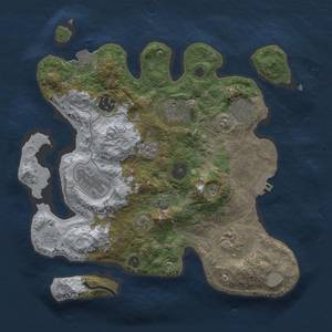 Thumbnail Rust Map: Procedural Map, Size: 3000, Seed: 99812, 13 Monuments