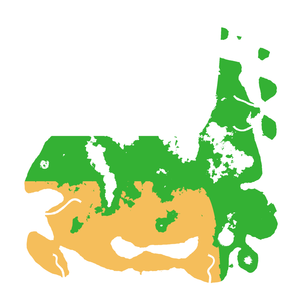Biome Rust Map: Procedural Map, Size: 3500, Seed: 1436403597
