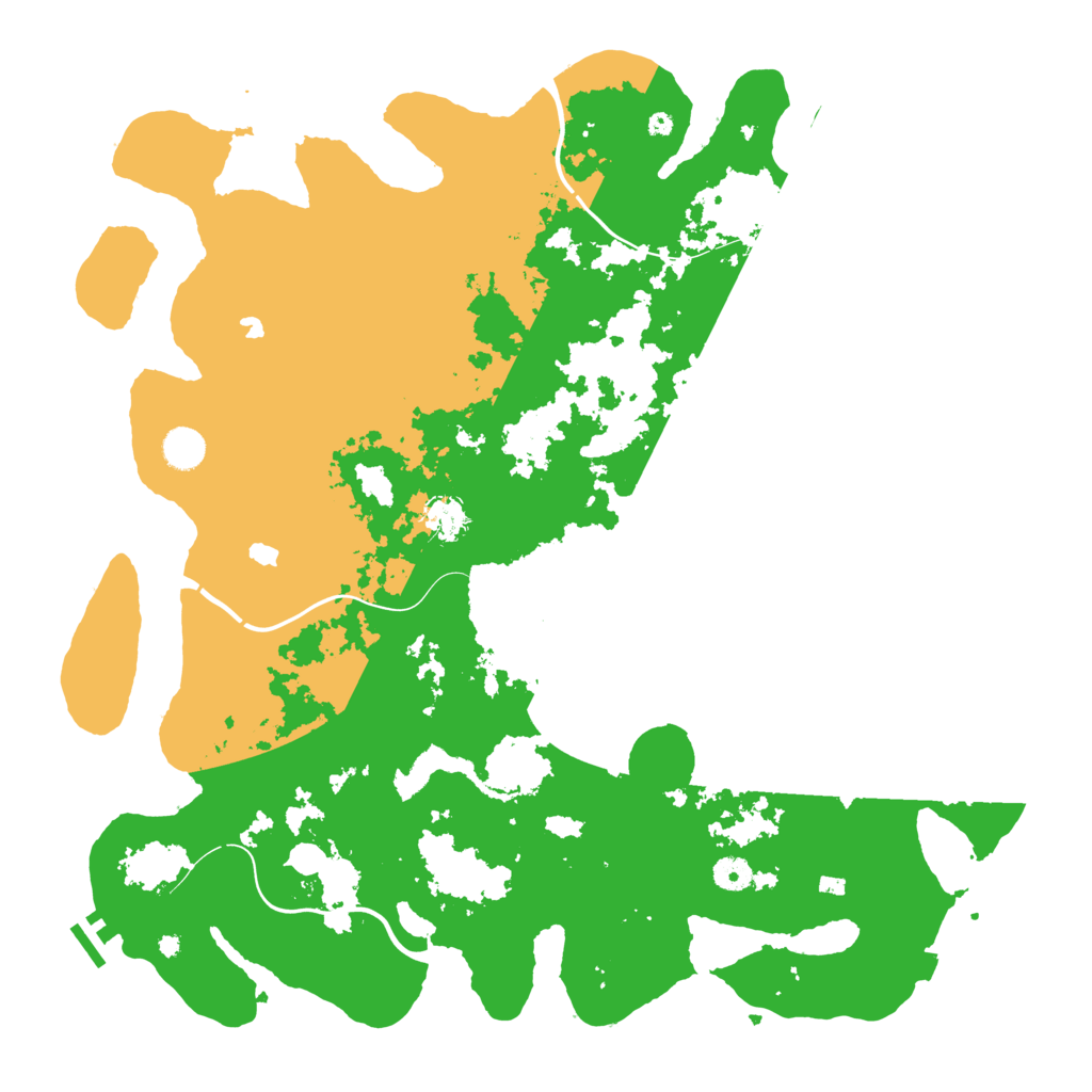 Biome Rust Map: Procedural Map, Size: 4500, Seed: 1212423997