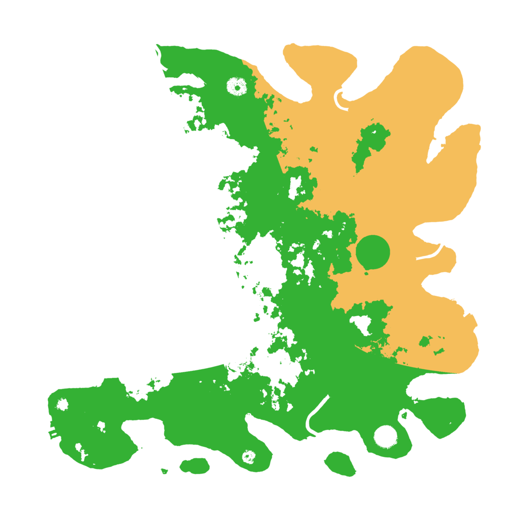 Biome Rust Map: Procedural Map, Size: 4000, Seed: 14233