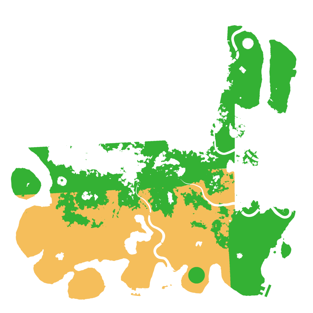 Biome Rust Map: Procedural Map, Size: 5000, Seed: 977440697