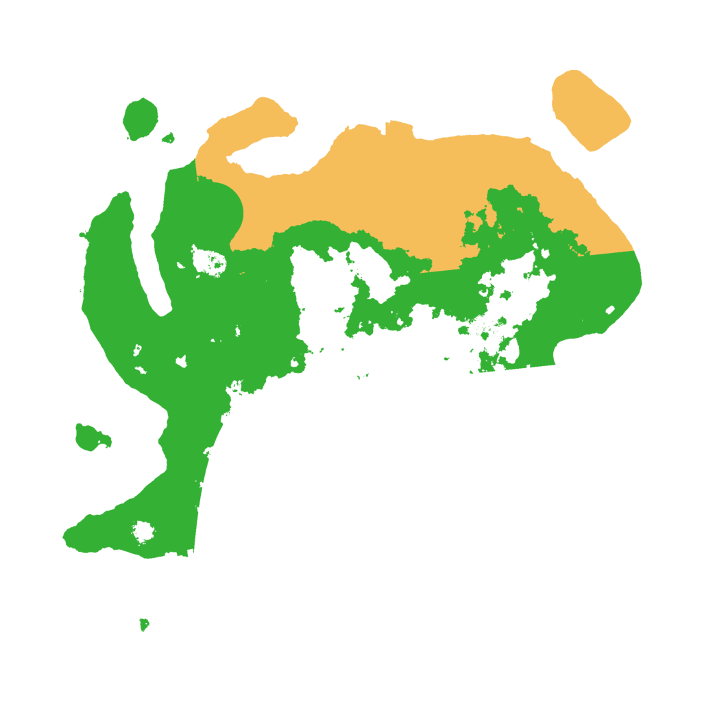 Biome Rust Map: Procedural Map, Size: 3000, Seed: 1053078177