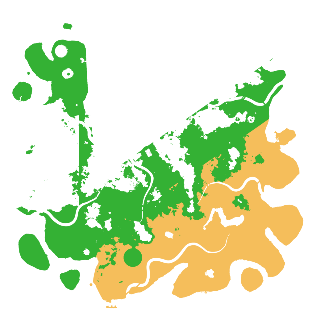 Biome Rust Map: Procedural Map, Size: 4500, Seed: 1439197886