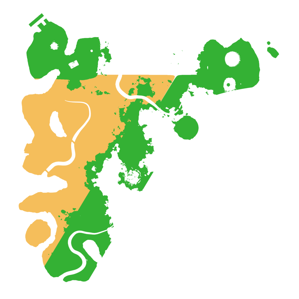 Biome Rust Map: Procedural Map, Size: 3500, Seed: 1468758294