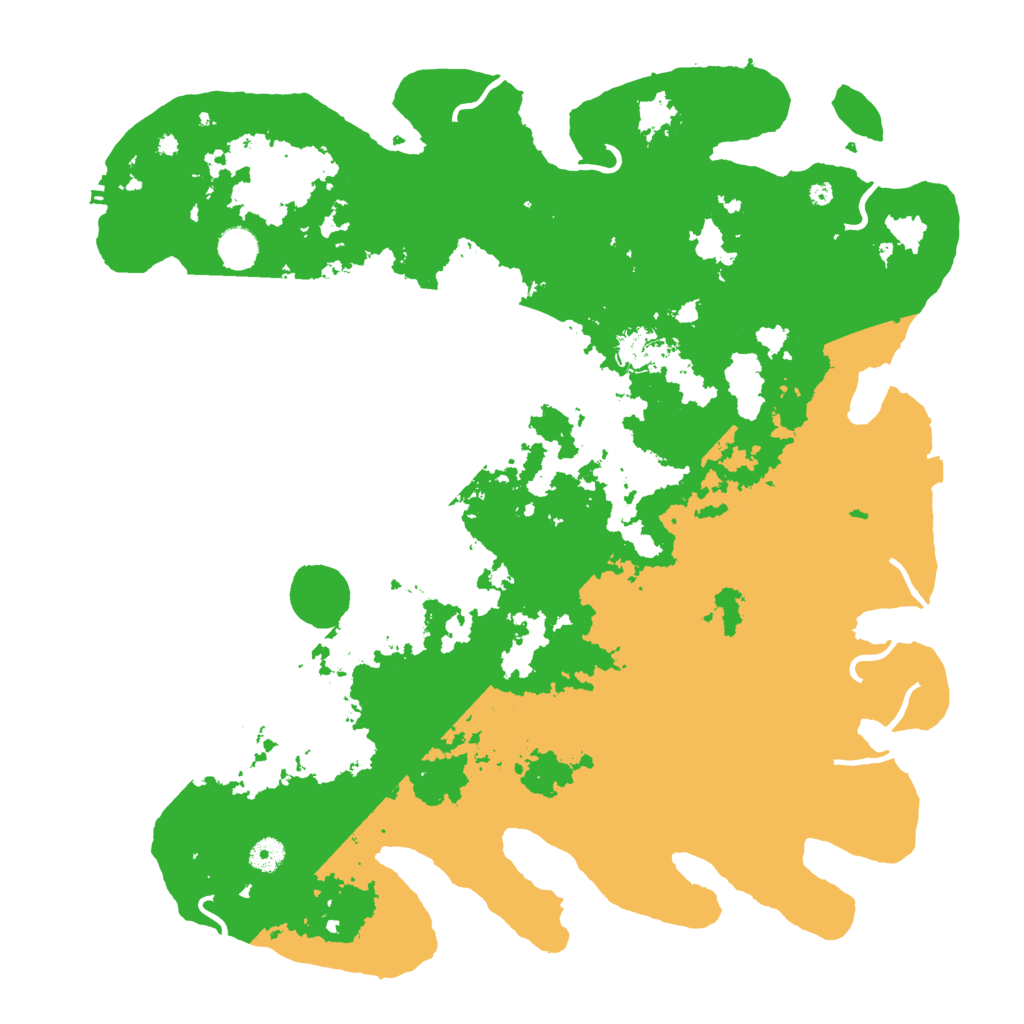 Biome Rust Map: Procedural Map, Size: 4500, Seed: 572358314