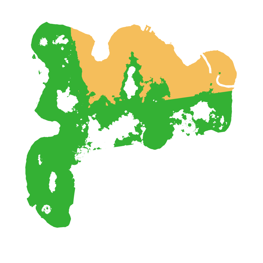 Biome Rust Map: Procedural Map, Size: 3000, Seed: 435667