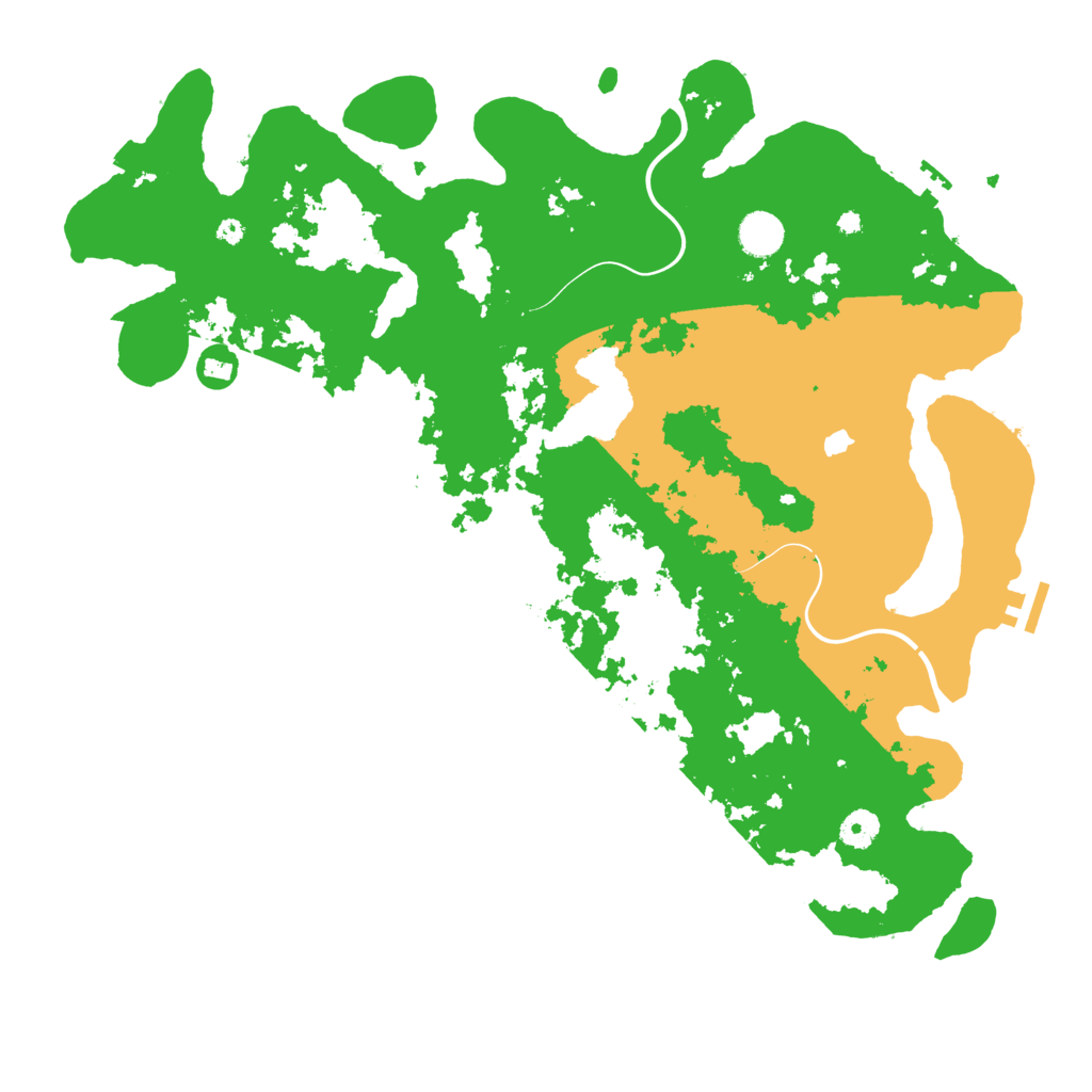 Biome Rust Map: Procedural Map, Size: 4250, Seed: 753855922