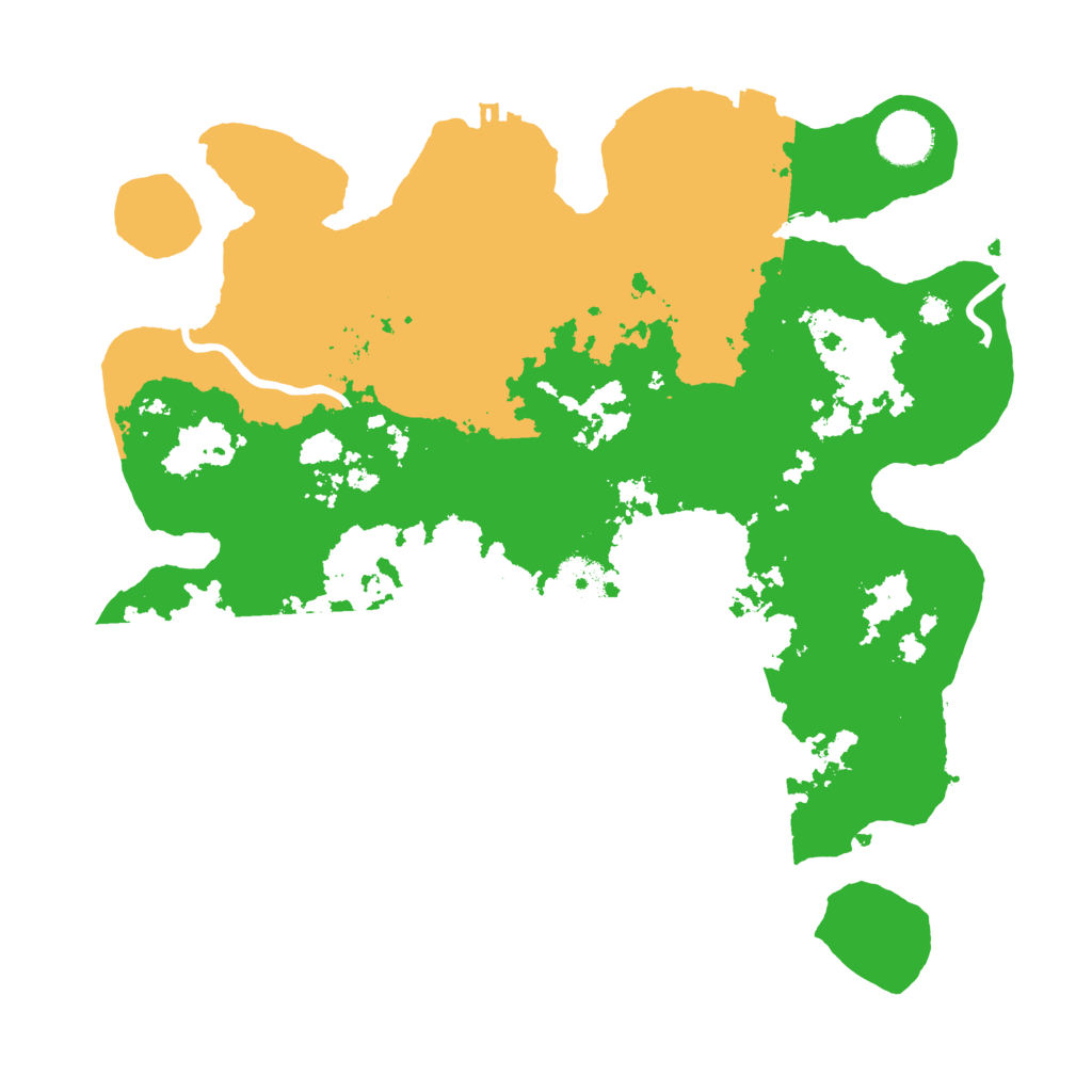 Biome Rust Map: Procedural Map, Size: 3450, Seed: 93524226