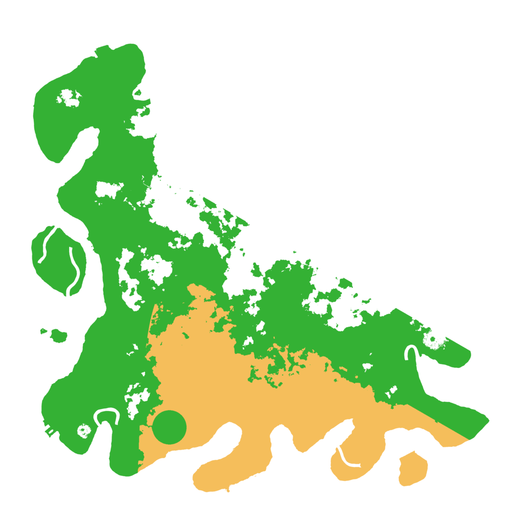 Biome Rust Map: Procedural Map, Size: 4000, Seed: 74747474