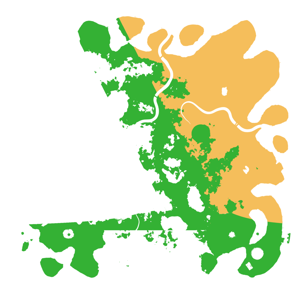 Biome Rust Map: Procedural Map, Size: 4500, Seed: 604661886