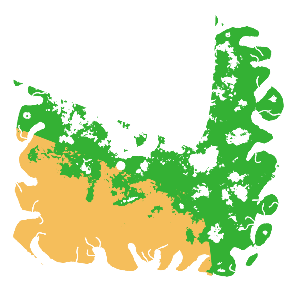 Biome Rust Map: Procedural Map, Size: 6000, Seed: 73554020