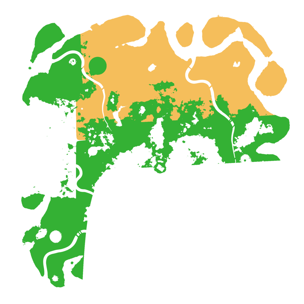 Biome Rust Map: Procedural Map, Size: 4500, Seed: 1182081799