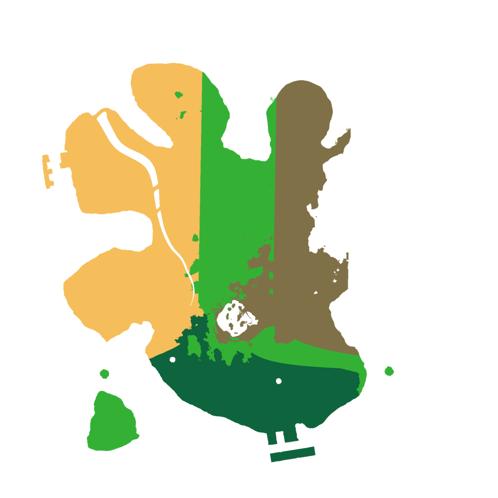 Biome Rust Map: Procedural Map, Size: 2250, Seed: 83257611