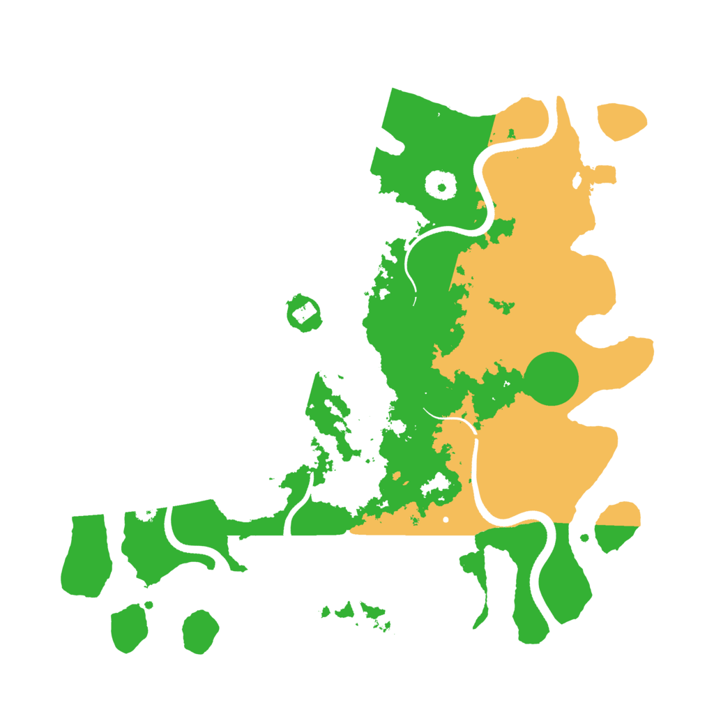 Biome Rust Map: Procedural Map, Size: 3500, Seed: 65036902