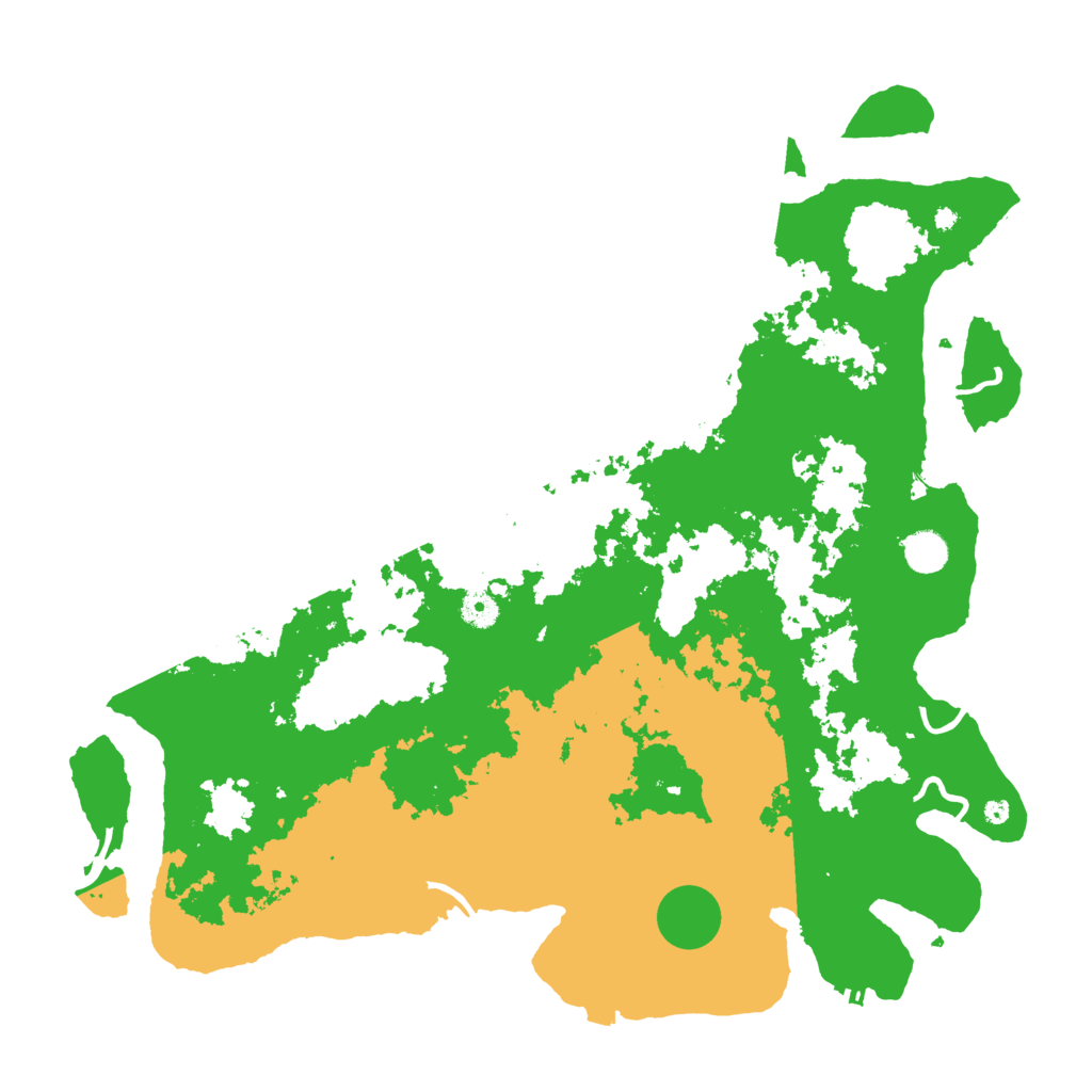 Biome Rust Map: Procedural Map, Size: 4500, Seed: 1219006588