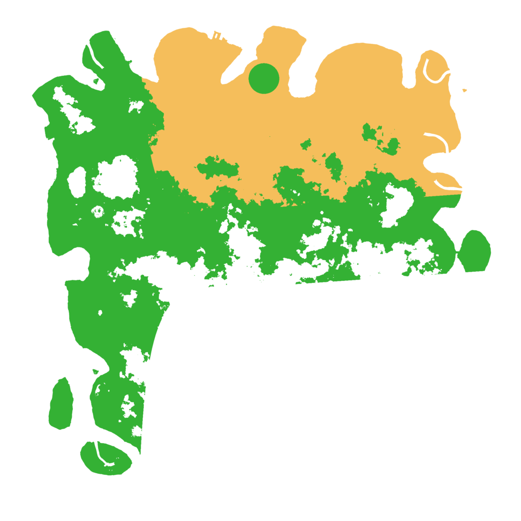 Biome Rust Map: Procedural Map, Size: 4500, Seed: 343223868