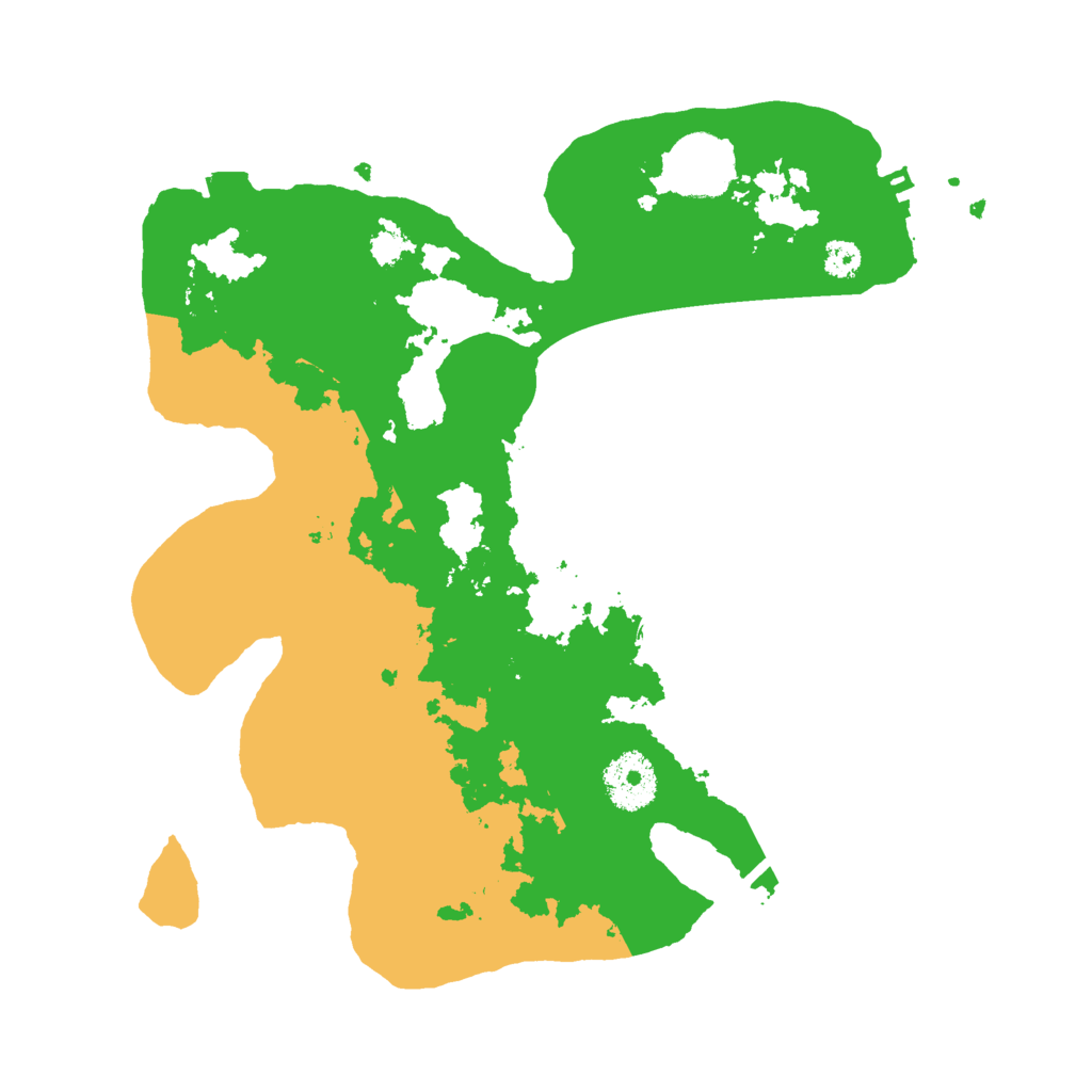 Biome Rust Map: Procedural Map, Size: 3000, Seed: 5323445