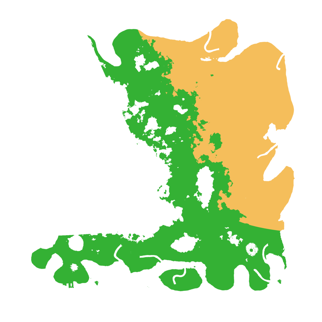 Biome Rust Map: Procedural Map, Size: 3950, Seed: 836429099