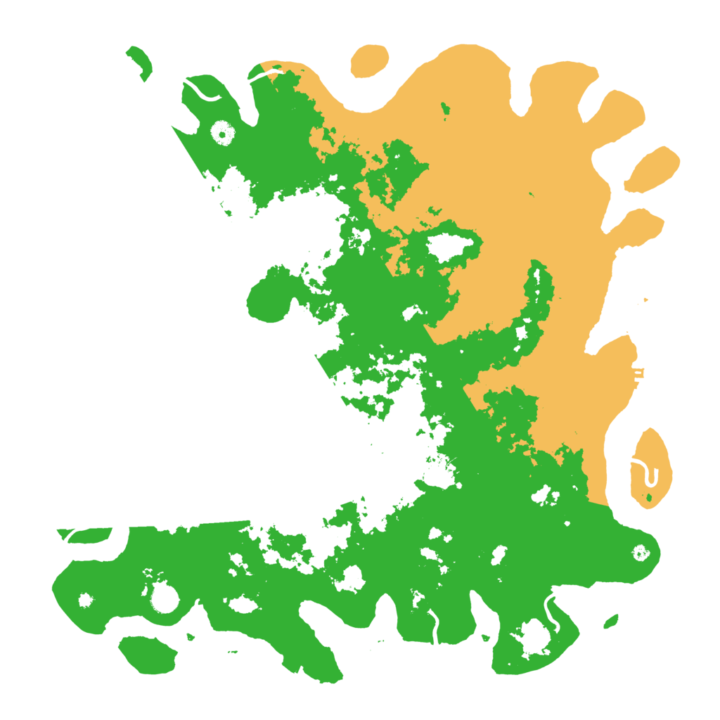 Biome Rust Map: Procedural Map, Size: 4550, Seed: 806