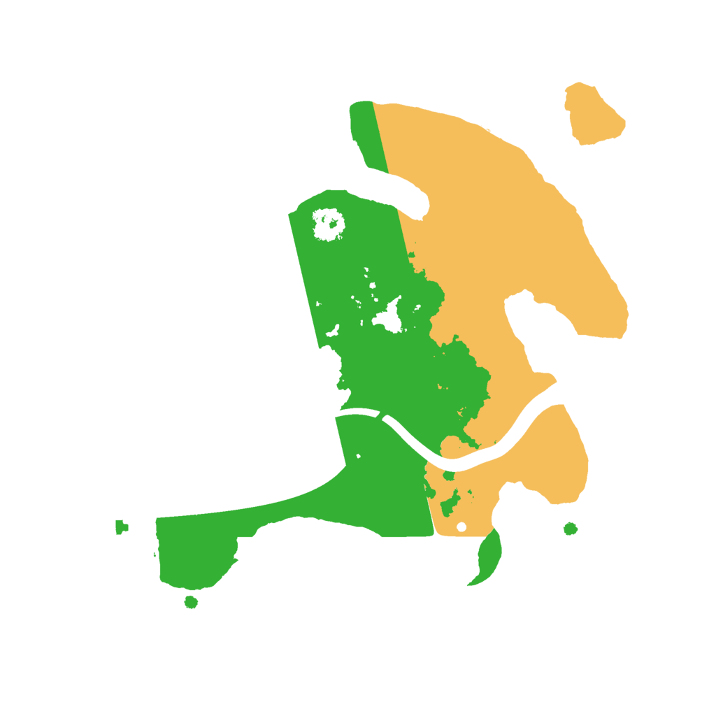 Biome Rust Map: Procedural Map, Size: 2200, Seed: 1368155633