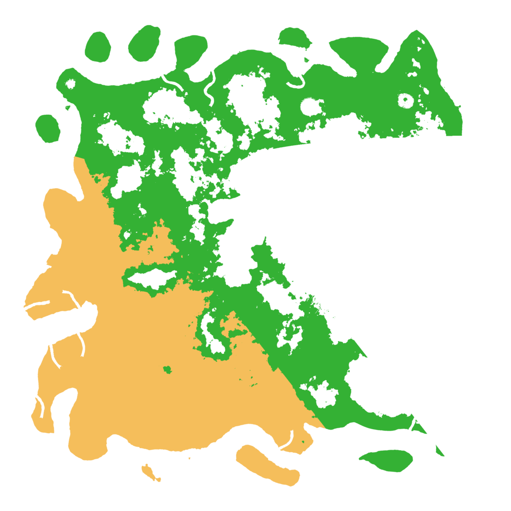 Biome Rust Map: Procedural Map, Size: 5000, Seed: 581394595