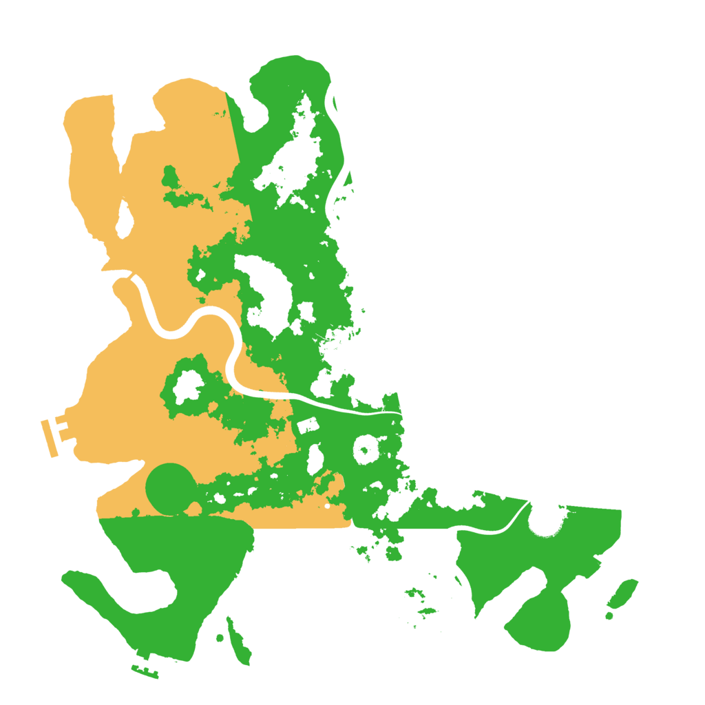 Biome Rust Map: Procedural Map, Size: 3750, Seed: 257940