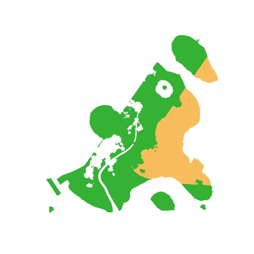 Biome Rust Map: Procedural Map, Size: 2250, Seed: 45875