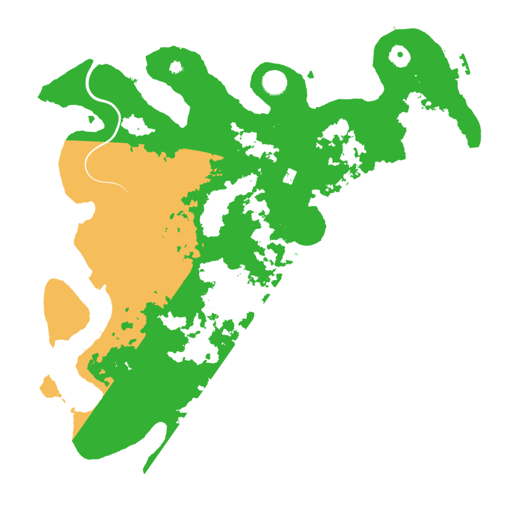 Biome Rust Map: Procedural Map, Size: 3700, Seed: 362752939