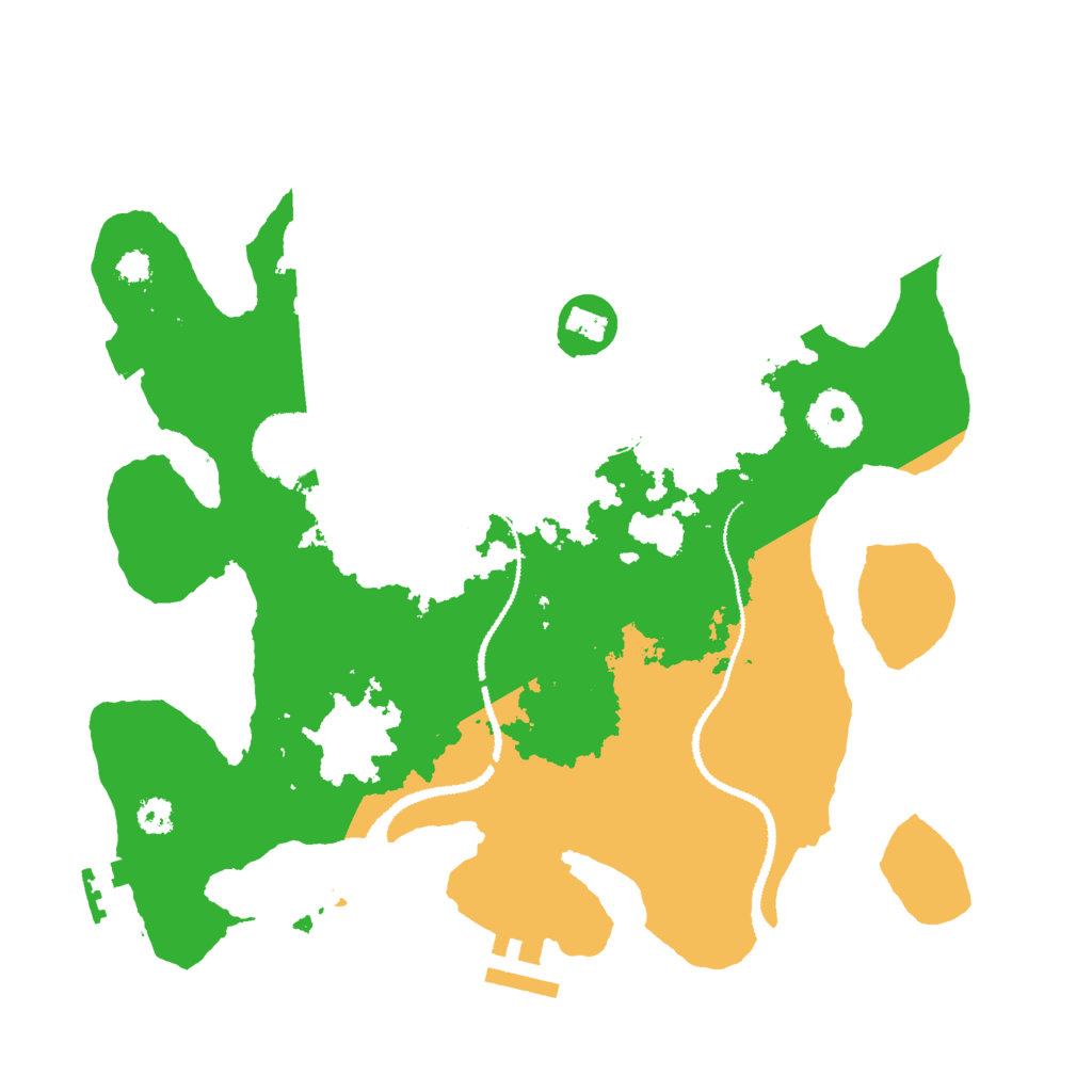 Biome Rust Map: Procedural Map, Size: 3000, Seed: 27484