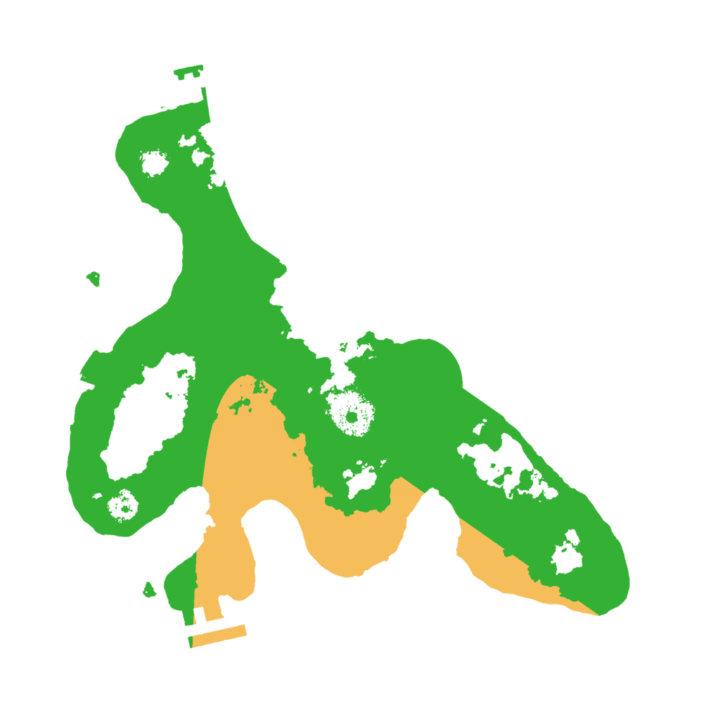 Biome Rust Map: Procedural Map, Size: 2500, Seed: 1242367