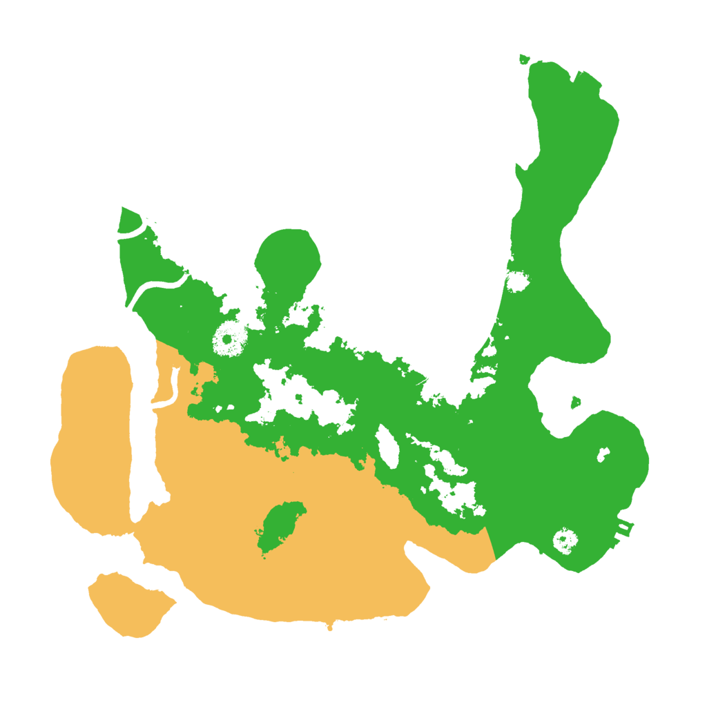 Biome Rust Map: Procedural Map, Size: 3000, Seed: 34415331