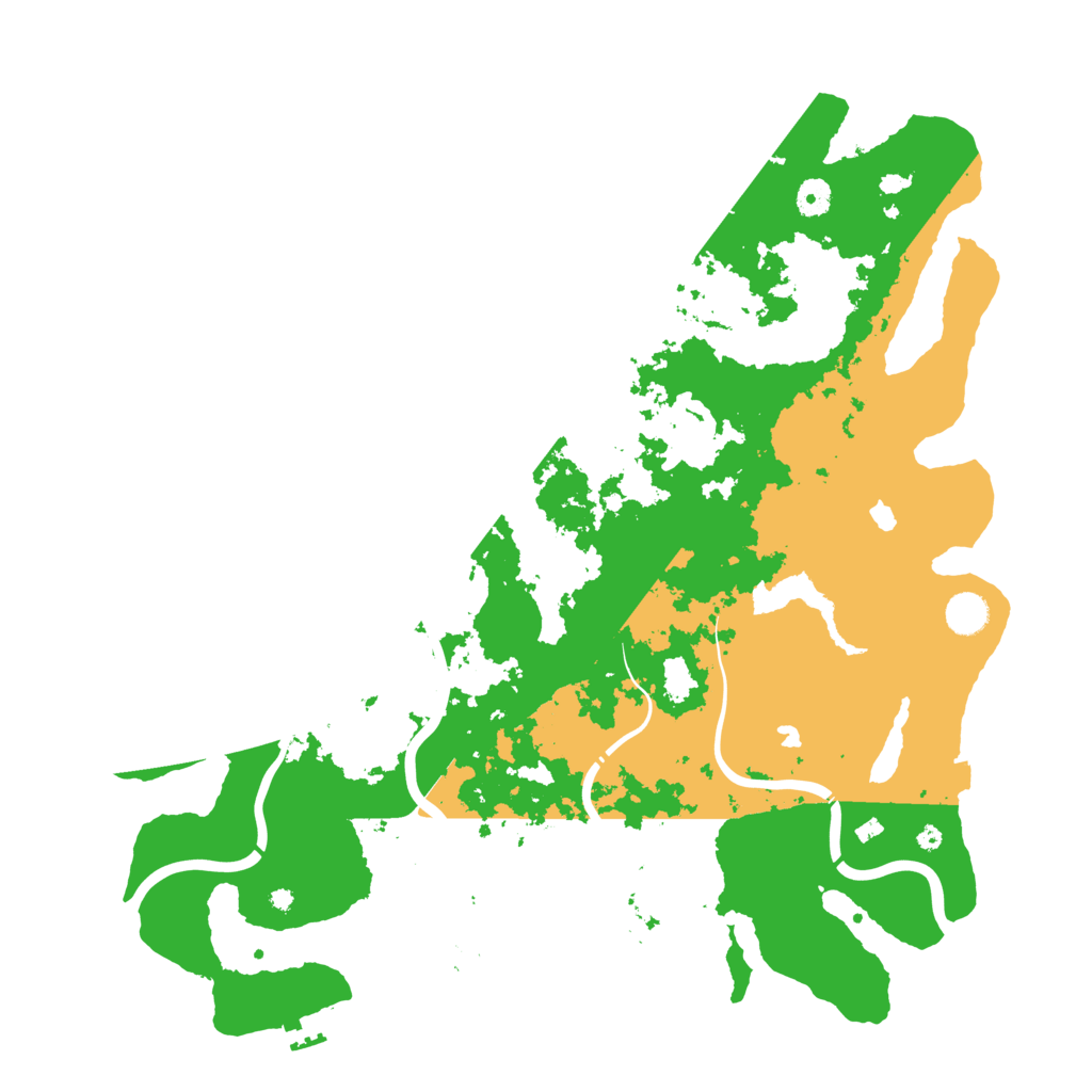 Biome Rust Map: Procedural Map, Size: 4500, Seed: 1119596666