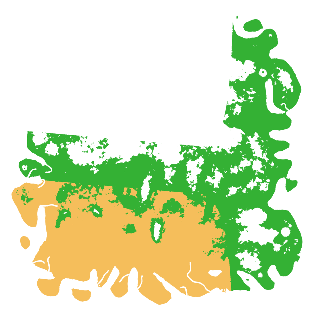 Biome Rust Map: Procedural Map, Size: 6000, Seed: 409107509