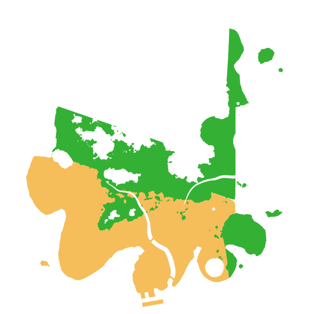 Biome Rust Map: Procedural Map, Size: 3000, Seed: 1516360971