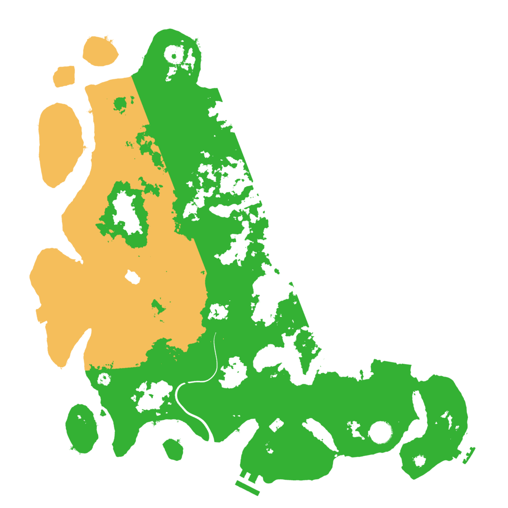 Biome Rust Map: Procedural Map, Size: 4000, Seed: 8490