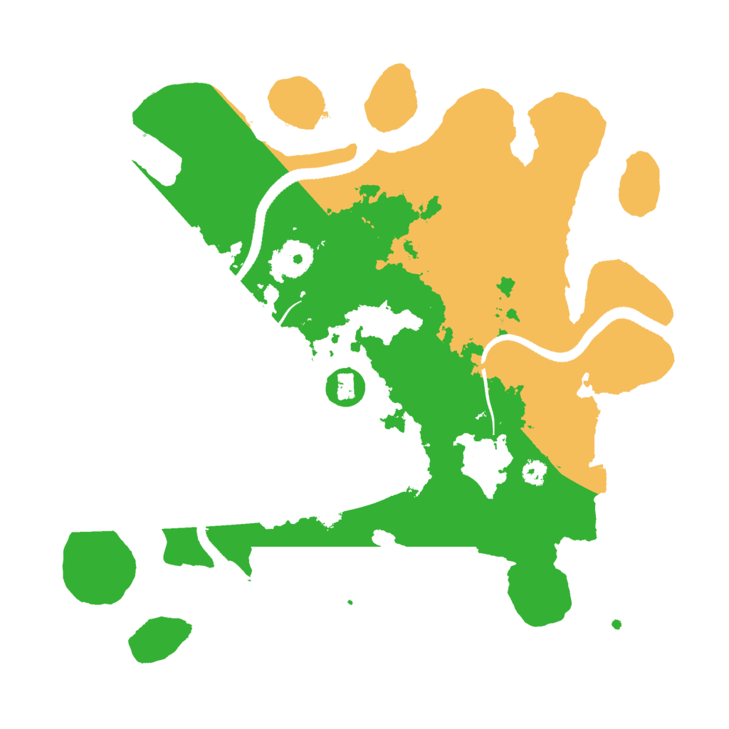 Biome Rust Map: Procedural Map, Size: 3000, Seed: 2138057902