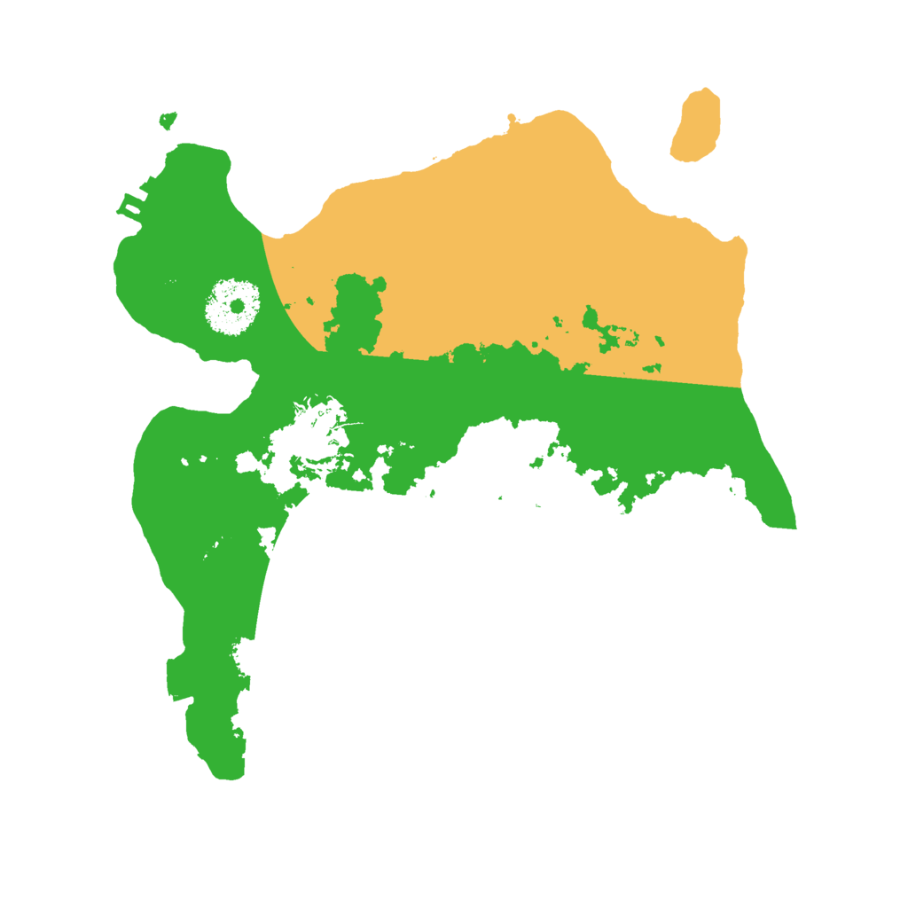 Biome Rust Map: Procedural Map, Size: 2500, Seed: 19371